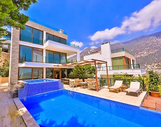 Kaş Kalkan'da Modern Tasarımlı, Özel Havuzlu, Lüks Villa - 3