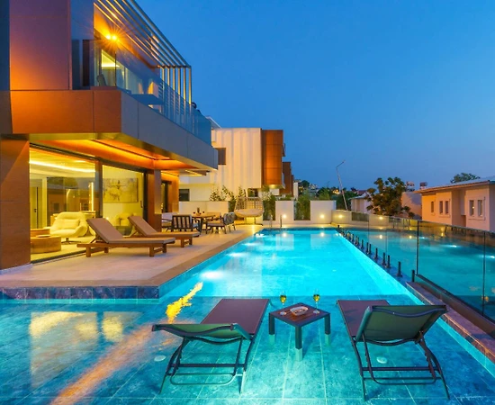 Kaş Kalamar Bölgesinde Muhteşem Manzaralı, Özel Havuzlu, 2+1 Villa - 1