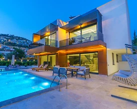 Kaş Kalamar Bölgesinde Muhteşem Manzaralı, Özel Havuzlu, 2+1 Villa - 2