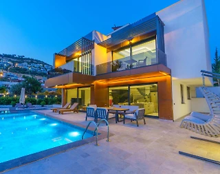 Kaş Kalamar Bölgesinde Muhteşem Manzaralı, Özel Havuzlu, 2+1 Villa - 2