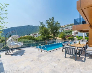 Kaş Kalamar Bölgesinde Muhteşem Manzaralı, Özel Havuzlu, 2+1 Villa - 4