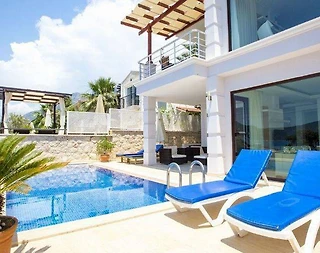 Kaş Kalkan'da Göz Alıcı Deniz Manzaralı, Özel Havuzlu, 3+1 Villa - 1