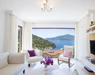 Kaş Kalkan'da Göz Alıcı Deniz Manzaralı, Özel Havuzlu, 3+1 Villa - 5