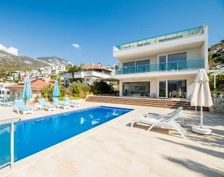 Kaş Kalkan'da Muhteşem Deniz Manzaralı, Özel Havuzlu, 3+1 Villa - 2