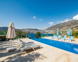 Kaş Kalkan'da Muhteşem Deniz Manzaralı, Özel Havuzlu, 3+1 Villa - 3