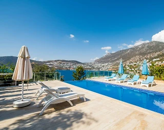 Kaş Kalkan'da Muhteşem Deniz Manzaralı, Özel Havuzlu, 3+1 Villa - 3