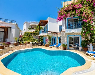 Kaş Kalkan'da Muhteşem Deniz Manzaralı, Özel Havuzlu, 4+1 Villa - 2