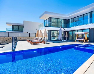 Kaş Kalkan'da Muhteşem Deniz Manzaralı, Özel Havuzlu, 4+1 Villa - 1
