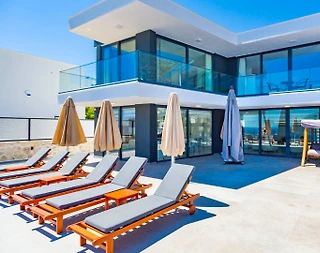 Kaş Kalkan'da Muhteşem Deniz Manzaralı, Özel Havuzlu, 4+1 Villa - 2