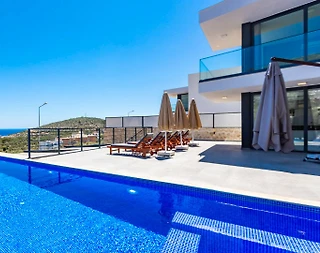 Kaş Kalkan'da Muhteşem Deniz Manzaralı, Özel Havuzlu, 4+1 Villa - 3