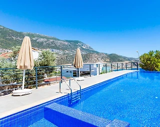 Kaş Kalkan'da Muhteşem Deniz Manzaralı, Özel Havuzlu, 4+1 Villa - 4