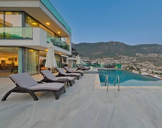 Kaş Kalkan'da Muhteşem Deniz Manzaralı, Özel Havuzlu, 5+1, Ultra Lüks Villa - 4