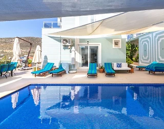 Kaş Kalkan'da Muhteşem Deniz Manzaralı, Özel Havuzlu, Geniş Villa - 4