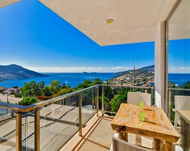 Kaş Kalkan'da Muhteşem Deniz Manzaralı, Özel Havuzlu, Kiralık Villa - 3