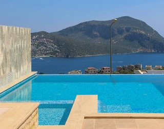 Kaş Kalkan'da Muhteşem Deniz Manzaralı, Özel Havuzlu, Konforlu Villa - 3