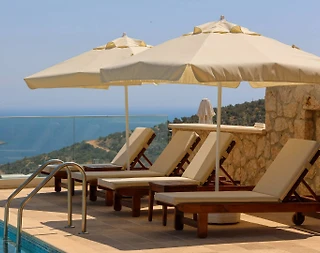 Kaş Kalkan'da Muhteşem Deniz Manzaralı, Özel Havuzlu, Konforlu Villa - 5
