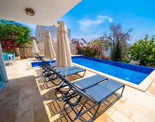 Kaş Kalkan'da Benzersiz Deniz Manzaralı, Özel Havuzlu, Lüks Villa - 4