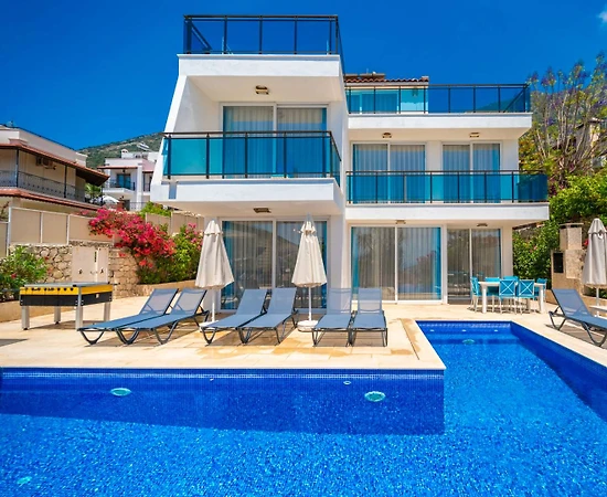 Kaş Kalkan'da Benzersiz Deniz Manzaralı, Özel Havuzlu, Lüks Villa - 1
