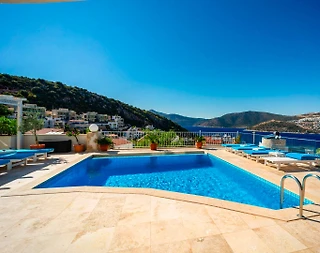 Kaş Kalkan'da Doğa ve Deniz Manzaralı, Özel Havuzlu, Kiralık Villa - 5