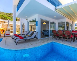 Kaş Kalkan'da Muhteşem Deniz Manzaralı, Özel Havuzlu, Lüks Villa - 2