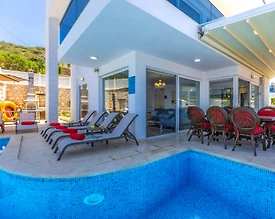 Kaş Kalkan'da Muhteşem Deniz Manzaralı, Özel Havuzlu, Lüks Villa - 2