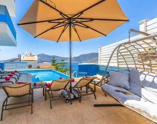 Kaş Kalkan'da Muhteşem Deniz Manzaralı, Özel Havuzlu, Lüks Villa - 5