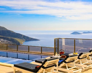 Kaş Kalkan'da Muhteşem Deniz Manzaralı, Özel Havuzlu, Lüks Villa - 1