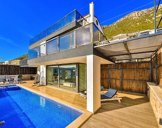 Kaş Kalkan'da Muhteşem Deniz Manzaralı, Özel Havuzlu, Lüks Villa - 2