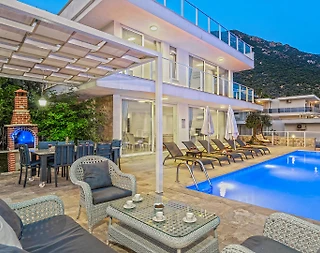 Kaş Kalkan'da Muhteşem Deniz Manzaralı, Özel Havuzlu, Lüks Villa - 2