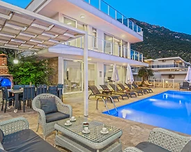Kaş Kalkan'da Muhteşem Deniz Manzaralı, Özel Havuzlu, Lüks Villa - 2