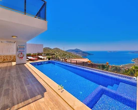 Kaş Kalkan'da Muhteşem Deniz Manzaralı, Özel Havuzlu, Lüks Villa - 3