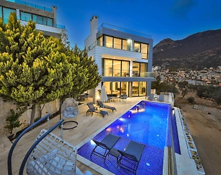 Kaş Kalkan'da Muhteşem Deniz Manzaralı, Özel Havuzlu, Lüks Villa - 4