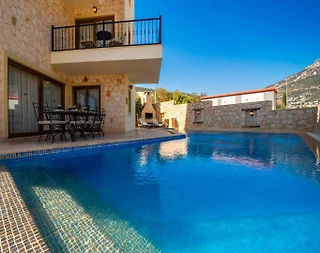Kaş Kalkan'da Muhteşem Deniz Manzaralı, Özel Havuzlu, Merkezi Villa - 2