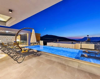 Kaş Kalkan'da Muhteşem Doğa İçerisinde, Özel Havuzlu, Kiralık Villa - 5