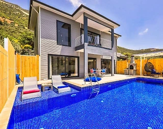 Kaş Kalkan'da Muhteşem Doğada, Özel Havuzlu, Balayı Villası - 1