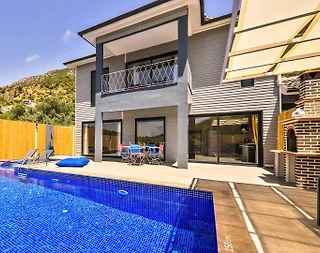 Kaş Kalkan'da Muhteşem Doğada, Özel Havuzlu, Balayı Villası - 5