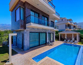 Kaş Kalkan'da Muhteşem Doğada, Özel Havuzlu, Şık Kiralık Villa - 1