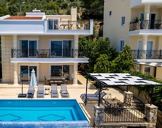 Kaş Kalkan'da Göz Alıcı Deniz Manzaralı, Özel Havuzlu, Jakuzili Villa - 1