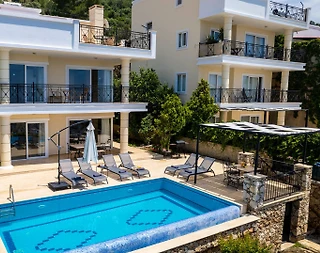 Kaş Kalkan'da Göz Alıcı Deniz Manzaralı, Özel Havuzlu, Jakuzili Villa - 3
