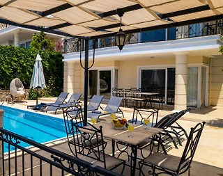 Kaş Kalkan'da Göz Alıcı Deniz Manzaralı, Özel Havuzlu, Jakuzili Villa - 4