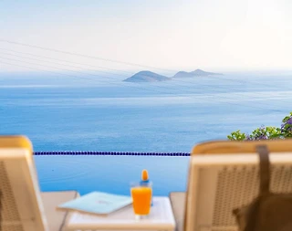 Kaş Kalkan'da Muhteşem Manzaralı, Özel Havuzlu, Merkezi Villa - 1