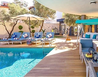 Kaş Kalkan'da Muhteşem Tasarımlı, Özel Havuzlu, Deniz Manzaralı Villa - 5