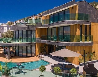 Kaş Kalkan'da Muhteşem Tasarımlı, Özel Havuzlu, Deniz Manzaralı Villa - 3