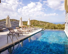 Kaş Kalkan'da Nefes Kesen Deniz Manzaralı, Özel Havuzlu, 3+1 Villa - 3