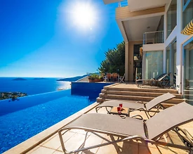 Kaş Kalkan'da Nefes Kesen Deniz Manzaralı, Özel Havuzlu, Kiralık Villa - 2