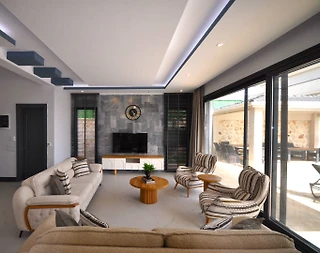 Kaş Kalkan'da Aileler İçin Uygun, Özel Havuzlu, Lüks Tatil Villası - 4