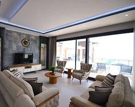 Kaş Kalkan'da Aileler İçin Uygun, Özel Havuzlu, Lüks Tatil Villası - 3