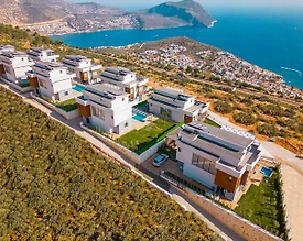 Kaş Kalkan'da Özel Havuzlu, Kalabalık Gruplar İçin Uygun, Modern Villa - 3