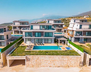 Kaş Kalkan'da Özel Havuzlu, Kalabalık Gruplar İçin Uygun, Modern Villa - 5