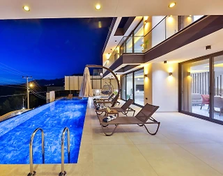 Kaş Kalkan'da Büyüleyici Doğa İçerisinde, Özel Havuzlu, Modern Villa - 4